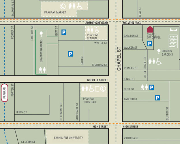 Map to venue